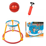 Set De Basketball Acuático Canasta Flotante Pelota Incluida 