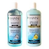 Shampoo + Enjuague Han Acido Hialuronico Sin Sulfatos 500ml