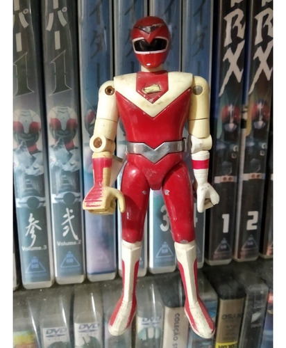 Maskman Red Mask Chogokin Bandai Boneco Figura Sentai