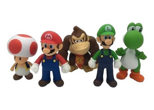 Muñecos Super Mario Luigi/donkey/princesa/joshi/bowser