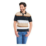 Playera Polo Con Bloques De Textura 906-07