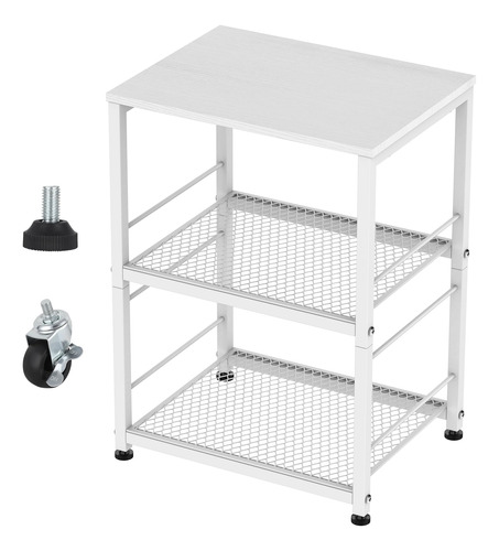 Mesa Auxiliar Blanca Para Sala De Estar, Dormitorio, Mesita.