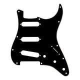 Pickguard, Stratocaster® S/s/s, 11-hole Mount, B/w/b, 3-ply