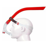 Snorkel Frontal Buceo Marfed Valvula Mascara Natacion Adulto Color Rojo