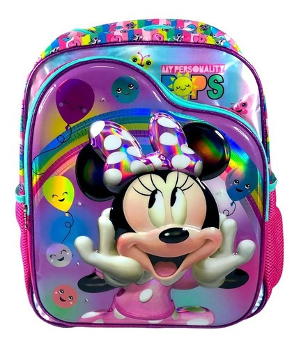 Mochilas Escolares Ruz Primaria Minnie Disney Originales Color Lila