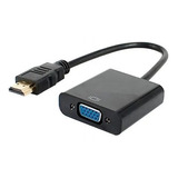 Cable Conversor Hdmi A Vga Conversor Netbook 1080p Fhd