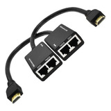 1 Par Sobre Rj45 Cat5e Cat6 Utp Lan Extensor Ethernet