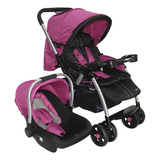 Coche Para Bebe 3 En 1 Con Portabebé  Silla Para Carro Ebaby