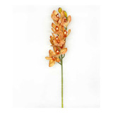 Kit 3 Orquideas Cymbidium 1 Folhas Artificiais De Silicone