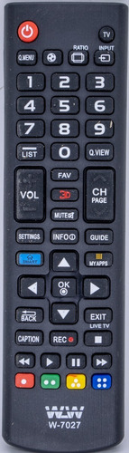 5 Controle Compatível Com Smart Tv LG 3d 42lb5800 /32lb570b