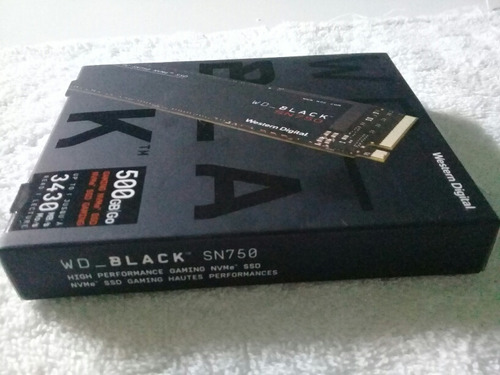 Disco Solido Sn750 Black 500 Gb Western Digital M2