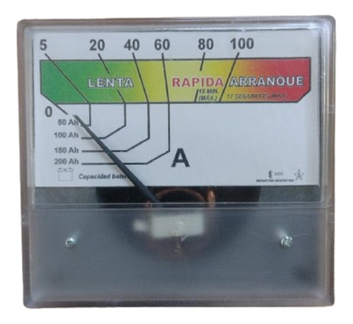 Amperimetro Para Cargador Arrancador De Baterias - Rubini