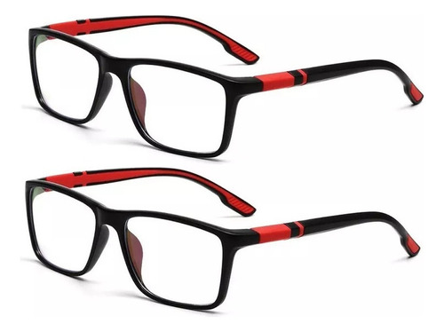 2pcs Gafas Lectura Con Lente Multifocal Progresiva Anti-luz