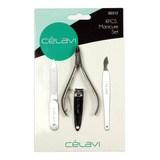 Celavi Set De 4 Pcs De Manicure Cortauñas, Lima, Alicate