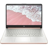 Laptop Hp 14'' Intel Quad-core 8gb Ram 64gb W11 -rosa