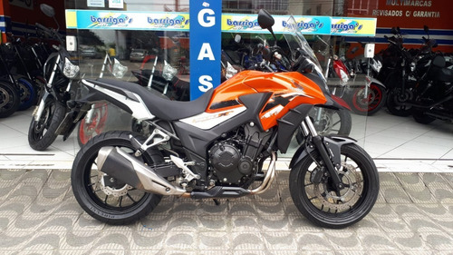 HONDA CB 500X ABS 2019 LARANJA ÚNICO DONO