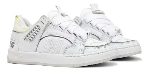 Tênis Hocks Bold Branco Cristal Original Retrô Skate Sapão