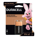 Pila 9v Duracell Alcalina 1 Pieza Paquete Batería Cuadrada