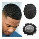 Afro Toupee Para Hombres Negros, Sistemas De Cabello De 8 X.