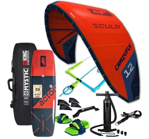 Crasyfly Equipo Completo Kitesurf Combo Package 