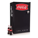 Mini Bar Coca Cola 90 Lt Ahorro De Energía Color Negro 110v/220v