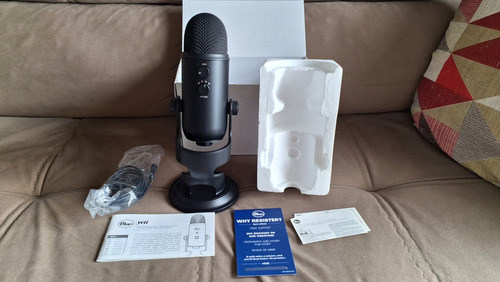 Microfone Condensador Blue Yeti Usb (semi-novo)