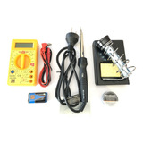 Kit De Electronica - Soldador - Tester - Soporte - Estaño - 