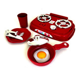 Set De Cocina Kit De Comida De Juguete Con Anafe Chef Kids