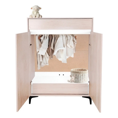 Closet Infantil Decomobil Mueble Ropero De Almacenamiento Encino Polar - Blanco | Meses sin interés