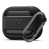 Capa Case Rugged Armor Matt Black Spigen Para AirPods Pro 2