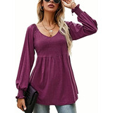 Cuello En V Elegante Blusa De Moda Femenina Casual