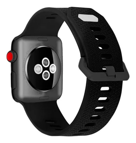 Correa Compatible Iwatch Apple Watch 42/44/45mm-s Negro