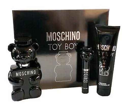 Moschino Toy Boy Set 3.4oz Edp + 150ml Sg + 10ml Edp Hombre