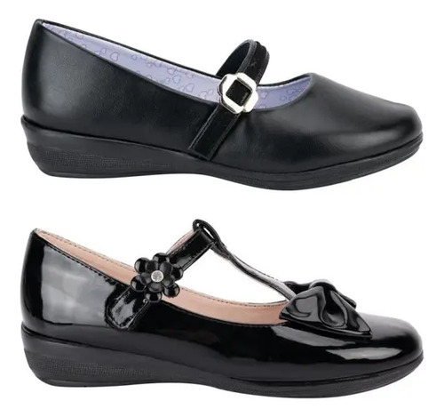 Zapatos Niña Casual Escolares Kit 2x1 Vivis Shoes Kids 511