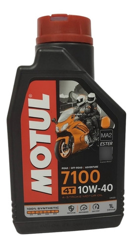 Aceite Motul 4t 7100 10w40 Sintético. (q013)