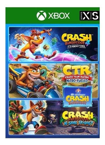 Crash Bandicoot - Lote Crashiversary Código Digital.