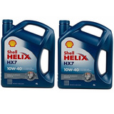 Envío 2 Bidones Aceite Shell Helix Hx7 10w40 X4l Semisintetico