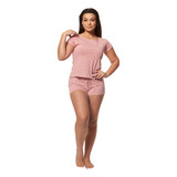 Pijama Short Doll Corações 24475-001 Lupo