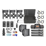 Kit 3 Lámparas Led Para Estudio Fotográfico Godox S60-d