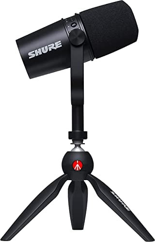 Shure Mv7 Micrófono Usb Con Trípode, Para Podcasting, Y De