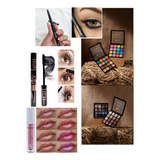 Set Kit Maquillajes Profesionales Sombras Mascara Completo 