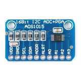 2 Modulo Conversor Analogico Digital Adc 12bits Ads1015 I2c