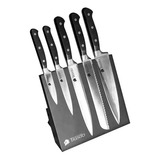 Cepo Set Magnetico Cuchillos Cocina Trento 5 Piezas Acero