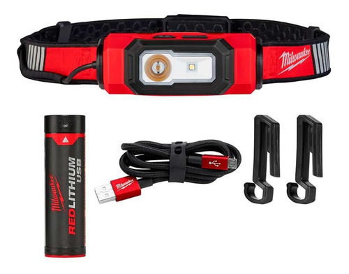 Lámpara Para Casco Recargable Milwaukee 2116-21 600 Lm