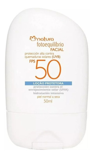 Protector Solar Facial Fotoequilibrio Fps 50 Natura 50ml