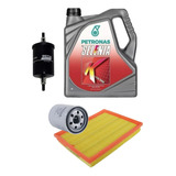 Aceite Selenia 15w40 + Kit De Filtros Fiat Doblo Cargo 1.4