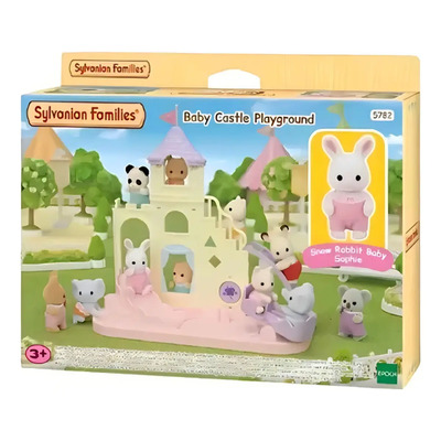 Playground do Castelo Sylvanian Families de Brinquedo Epoch - Rosa-Claro | Frete grátis