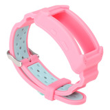 Pulsera De Repuesto Gear Fit2 De Silicona Rosa/azul Duradera