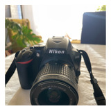 Nikon D5600 Con Lente Original 18-55mm Dslr Color  Negro