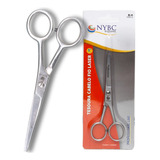 Tesoura De Cabelo E Barba Inox Fio Laser Nybc Beauty 5 Pol.